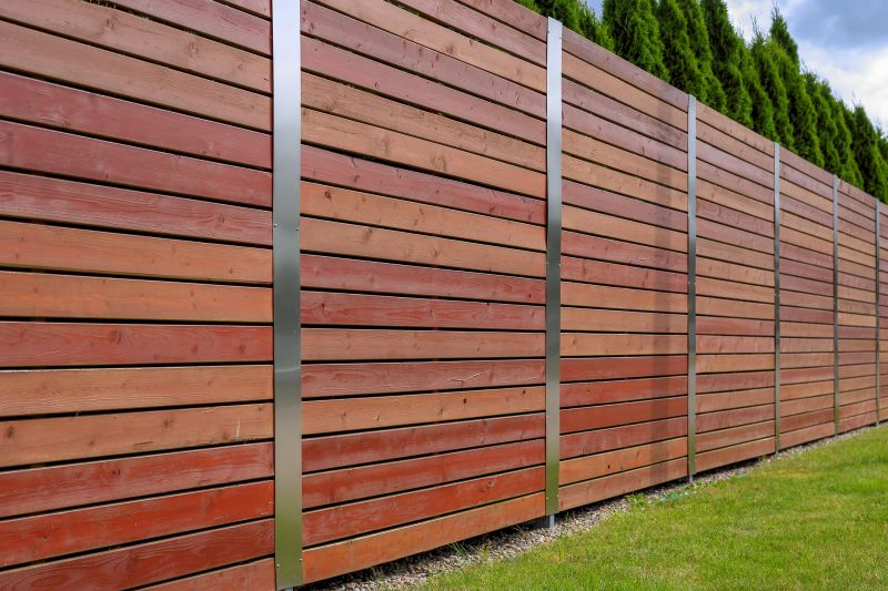 Contemporary Wooden Fence