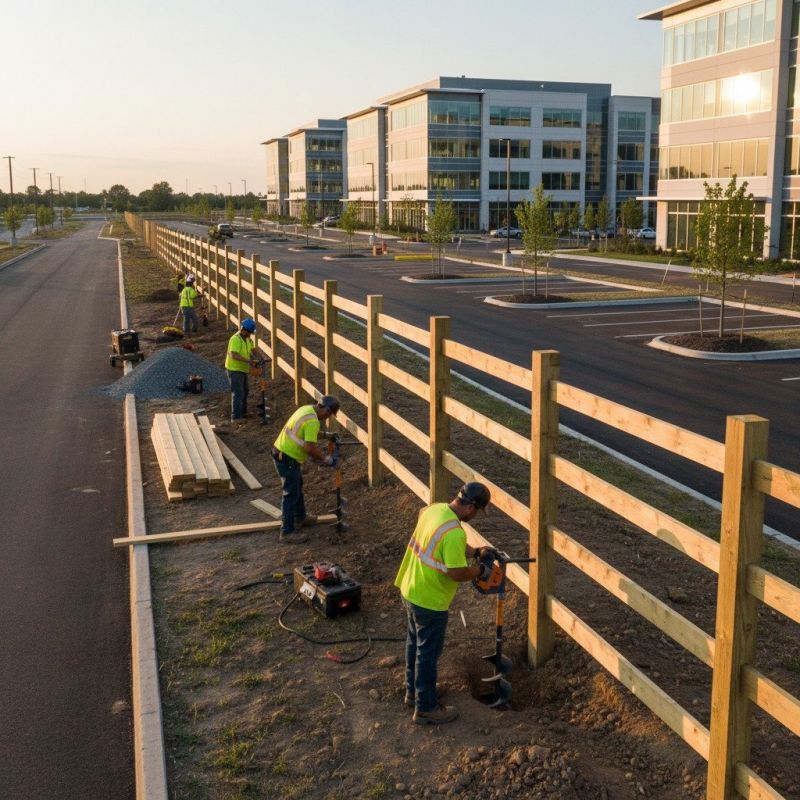 Local Fencing Installation pros at work